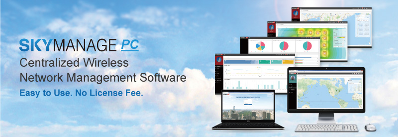 Edimax Pro SkyManage PC Wireless Network Management Software, easy to use, no license fee.