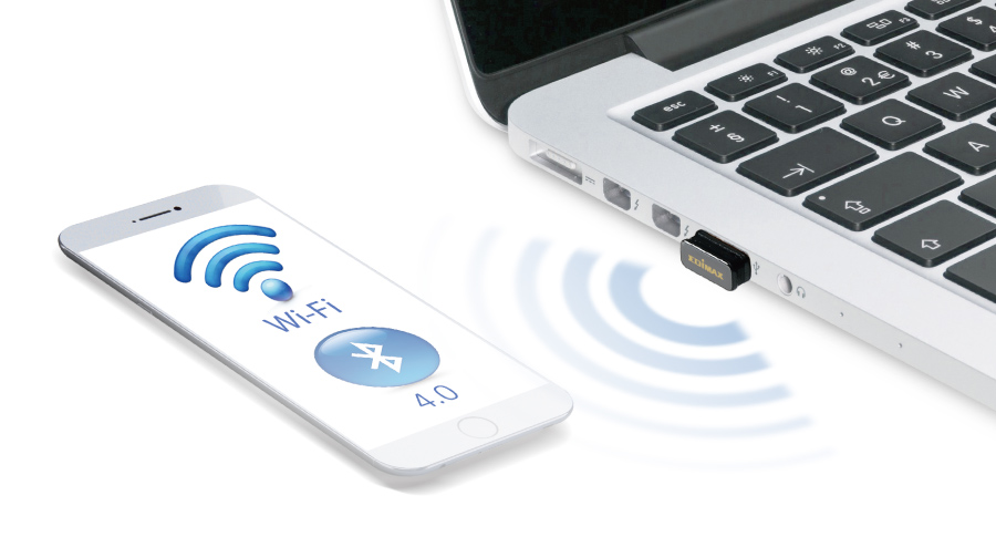 2-In-1 Wifi And Bluetooth Dongle