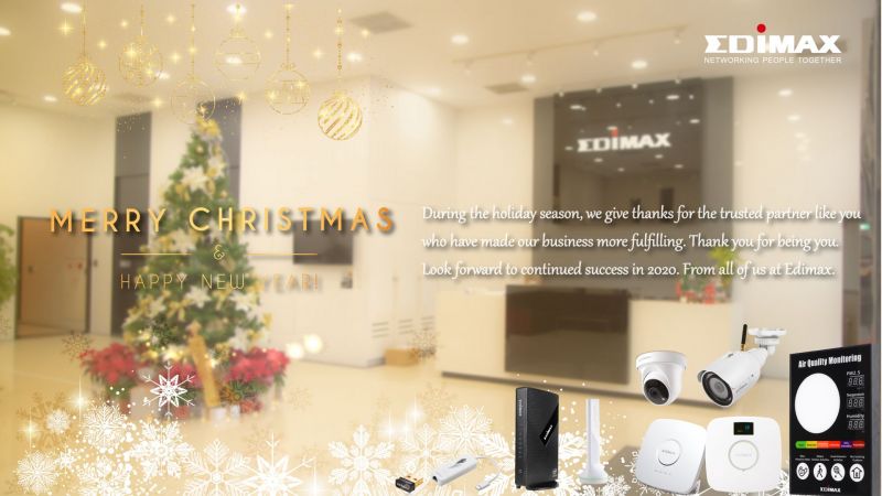 Merry Christmas & Happy New Year from Edimax