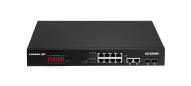 Edimax Pro GS-5210PL 12-Port Gigabit PoE+ Web Smart  including 2 SFP Ports + 2 RJ45  Ports