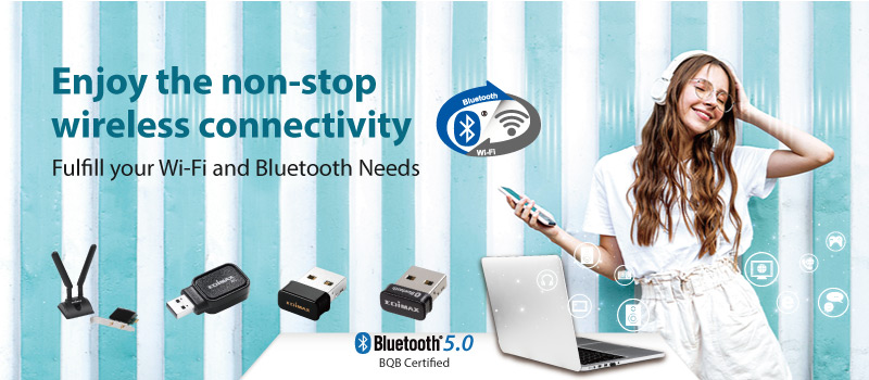 Edimax Bluetooth and Wi-Fi Adapters for non-stop wireless connectivity