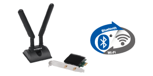 Edimax EW-7833AXP Bluetooth 5.0 + Wi-Fi AX3000 USB Adapter for non-stop wireless connectivity, Wide Compatibility, for desktop computer 