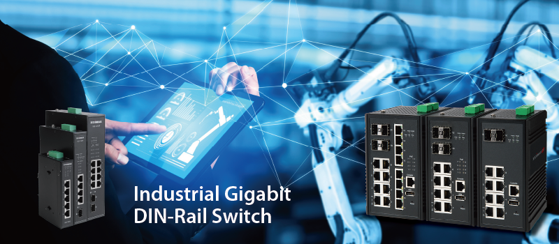 EDIMAX Industrial DIN-Rail Switches