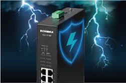 Edimax Industrial Switch, 6KV Lightning Surge Protection
