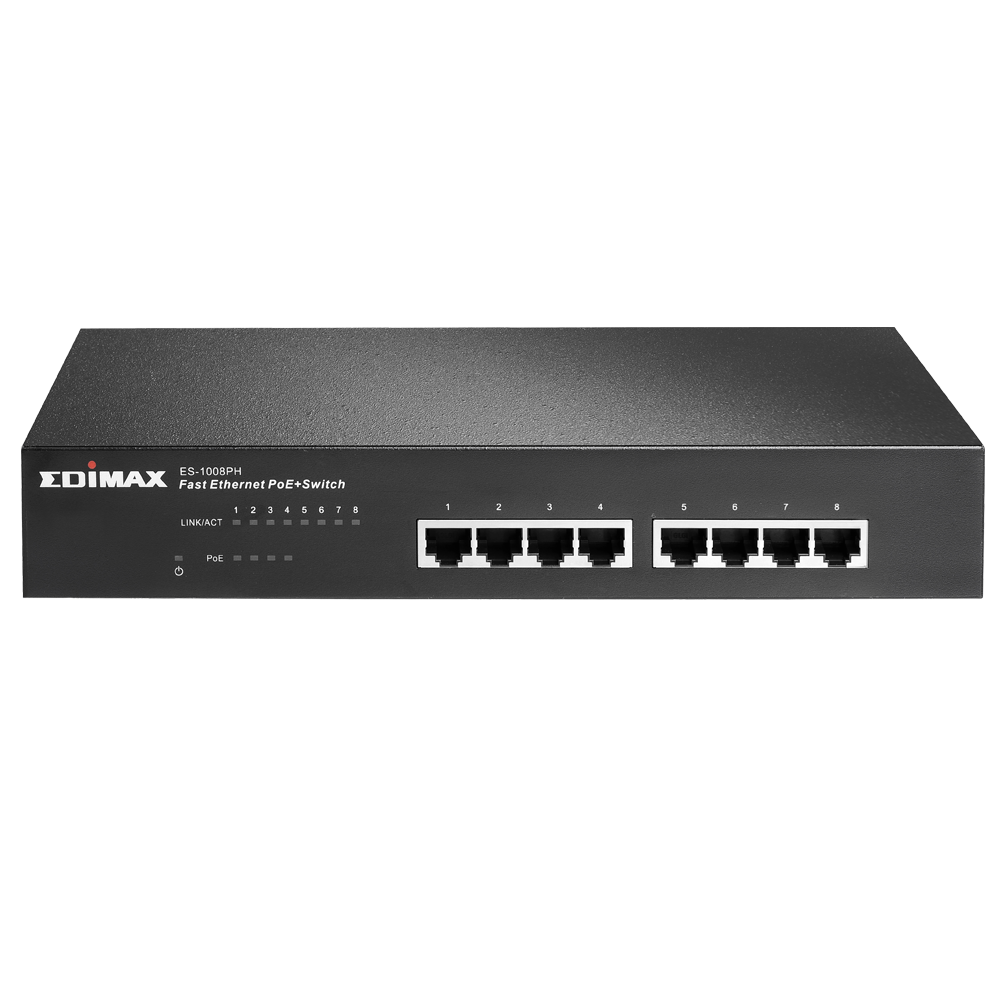 EDIMAX - Switches - PoE Unmanaged - 8-Port Gigabit Ethernet Switch