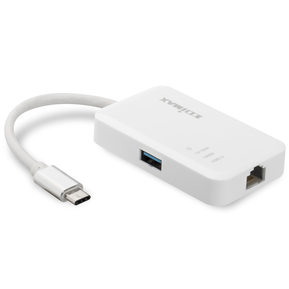 Hub Gigabit Ethernet USB-C vers 3 ports USB 3.0 - EDIMAX