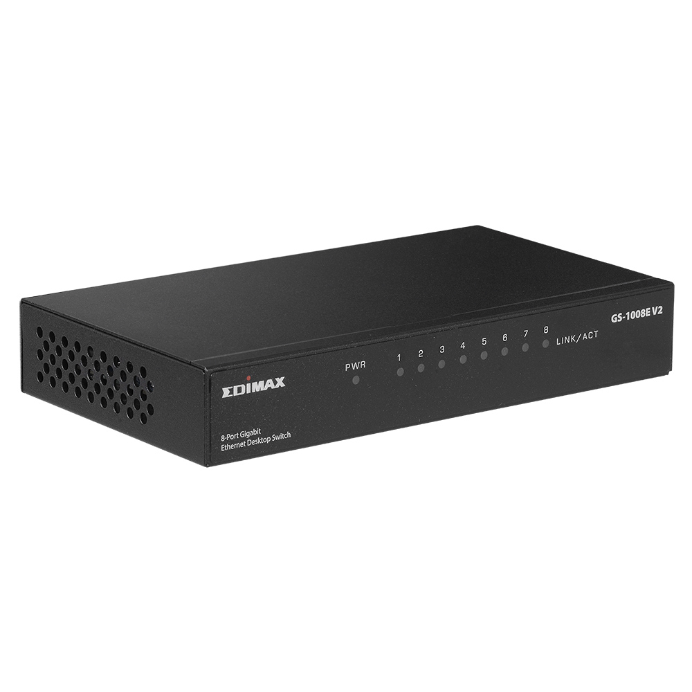 EDIMAX - Switches - Gigabit Ethernet - 8-Port Gigabit Desktop Switch