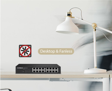 GS-1016 V2 16-port Gigabit Switch fanless desktop